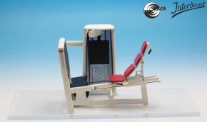 Beinpresse "gym80" 1/18 weiss Fertigmodell